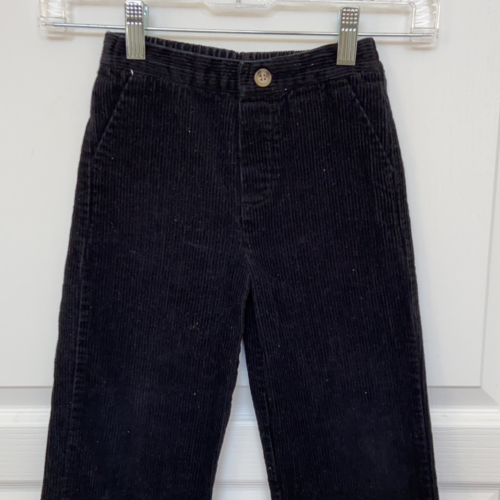 4T perfectly dressed stretchy waist black corduroy